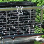 Barbecue charbon raymond a grille verticale